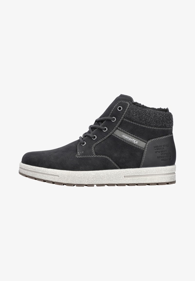 Rieker High-top trainers - black granite black smoke/black - Zalando