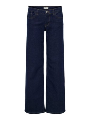 ONLY ONLJUDY-O NIEDRIGE TAILLE GERADE GESCHNITTEN - Wide Leg - dark blue denim