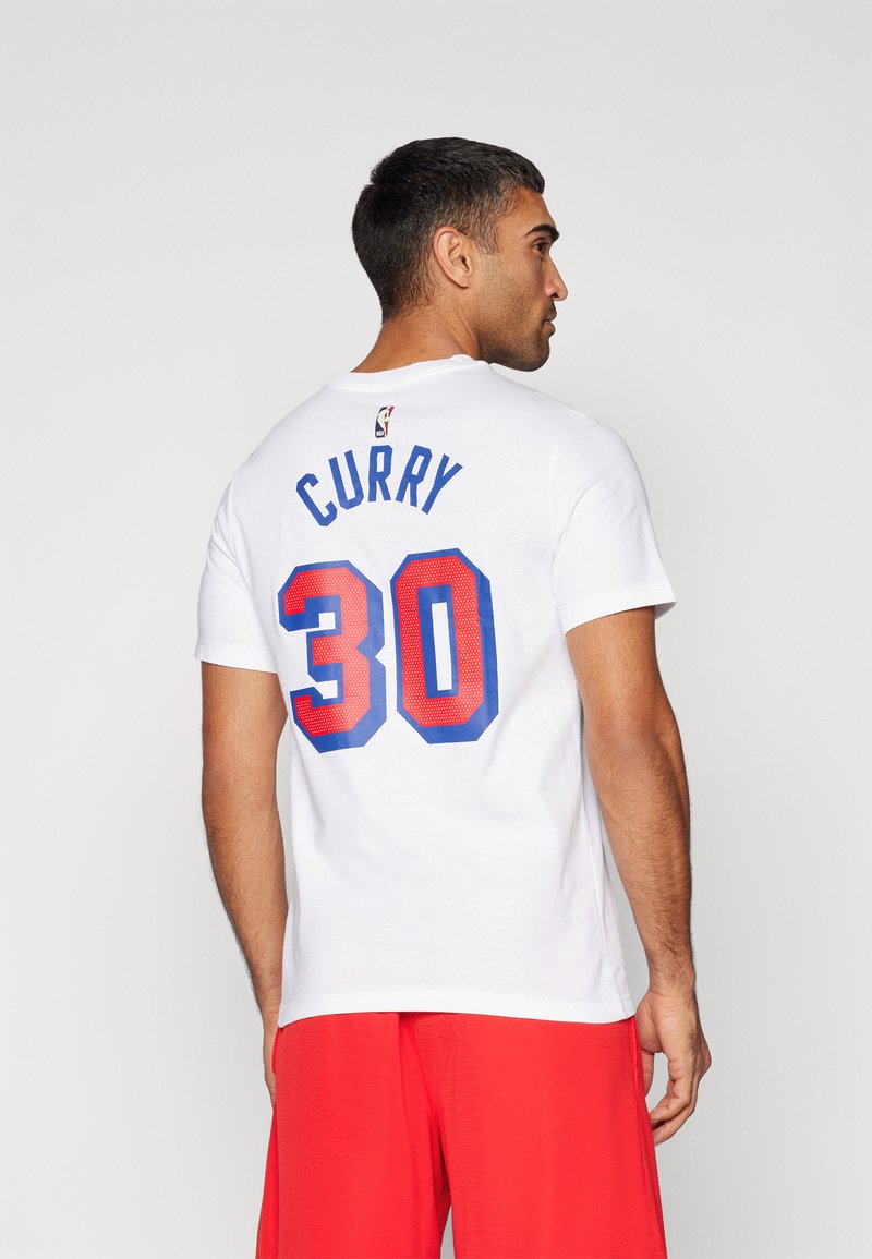 Nike Performance NBA GOLDEN STATE WARRIORS STEPHEN CURRY TEE - Klubbkläder - white