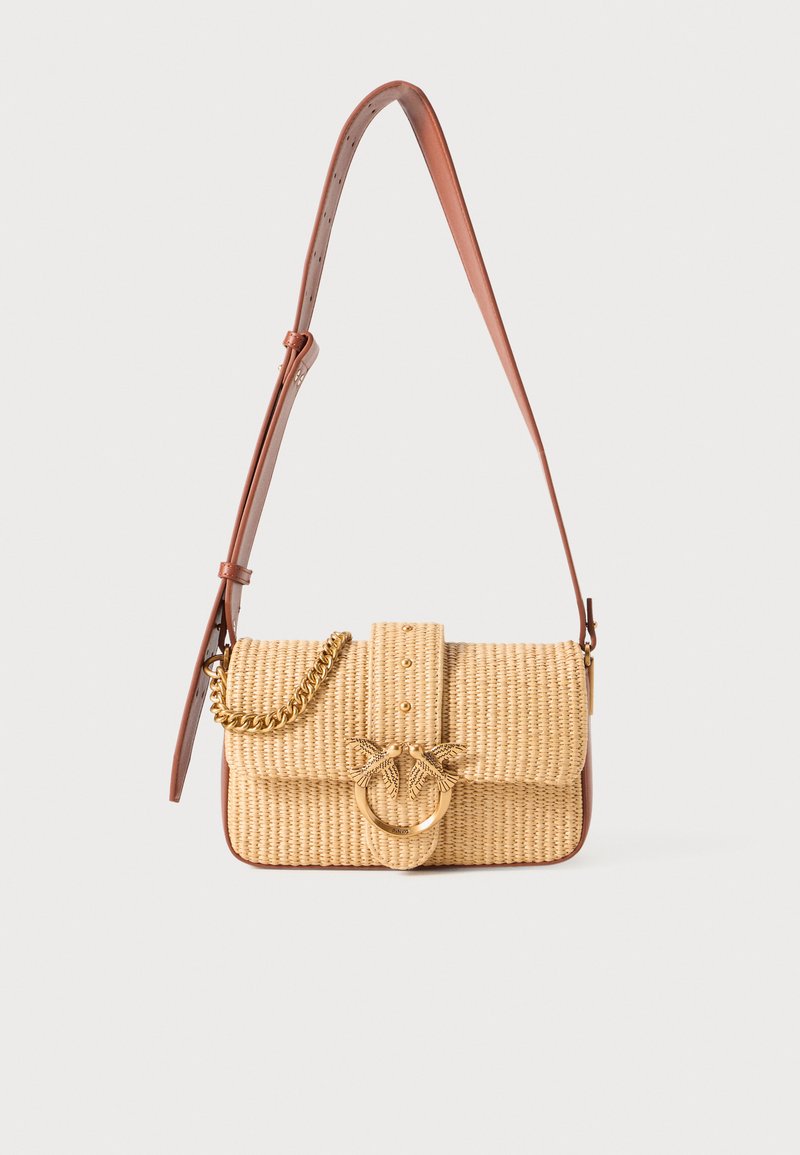 Pinko LOVE ONE MINI SLOUCHY - Τσάντα χειρός - beige/grigio fumo/antique ...