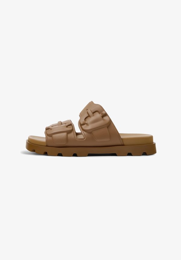 BRUTUS - Pool slides - mittelbraun