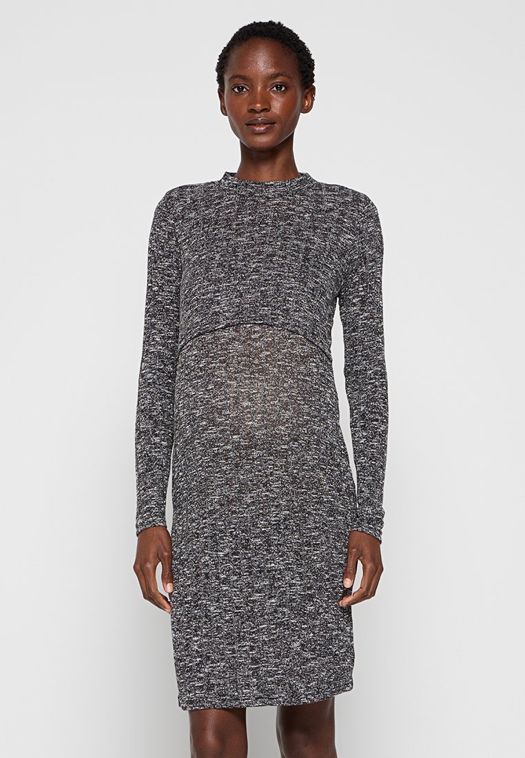 Mamalicious Gebreide jurk zwart Mamalicious Gebreide jurk zwart