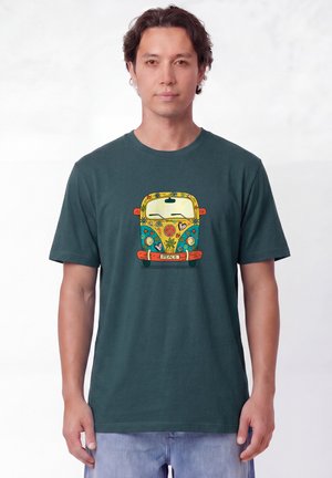 watapparel, HIPPIES BUS UNISEX - T-shirt imprimé - stargazer