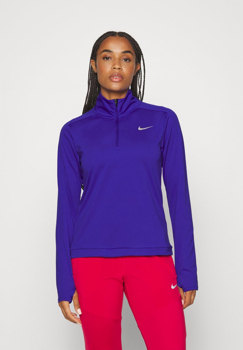 Nike Performance DRI-FIT PACER - Camisola de manga comprida - lapis/(reflective silv)