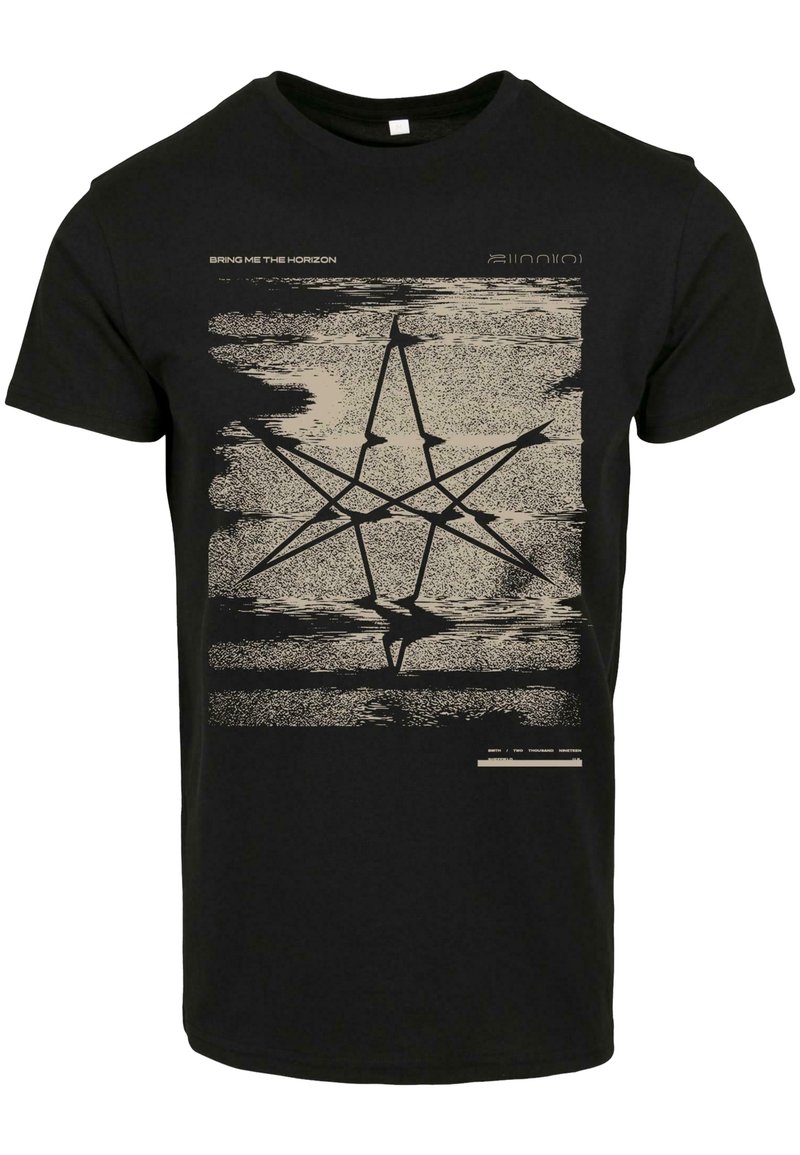 Merchcode BROKEN XEROX HEXAGRAM UK Tshirt imprimé black/noir