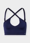 ESSENTIAL MEDIUM SUPPORT SPORTS BRA WITH ADJUSTABLE CROSS BACK - Sports-BH'er med medium støtte - dark blue