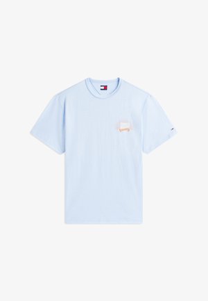 Tommy Jeans, - T-shirt z nadrukiem