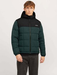 Jack & Jones GIUBBOTTO - Giacca di jeans - verde scuro