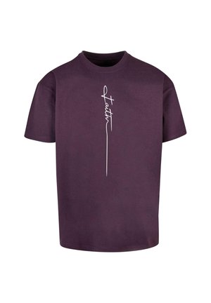 Merchcode, FAITH - T-shirts print - purplenight