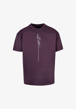 Merchcode, FAITH - T-shirts print - purplenight