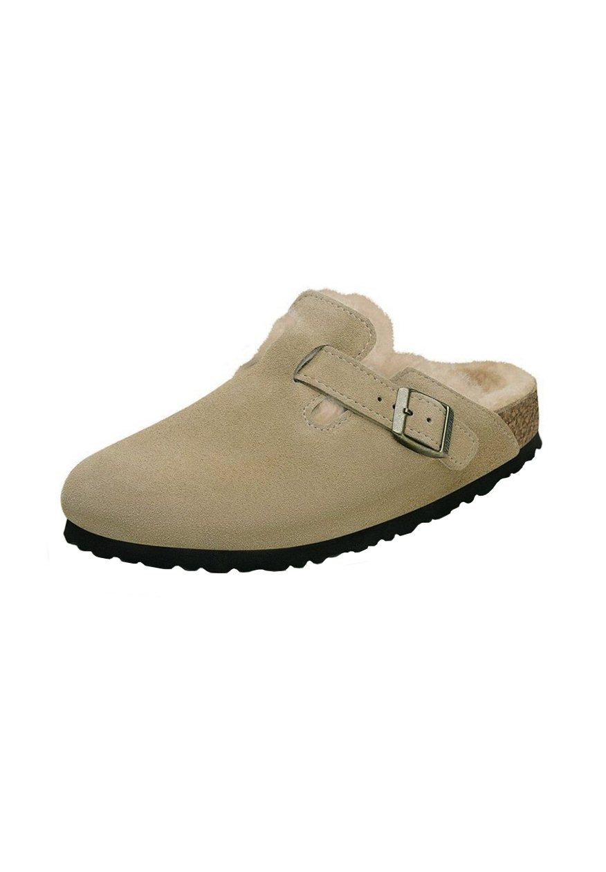 Birkenstock BOSTON SHEARLING LEVE LAF REGULAR - Muiltjes - tan