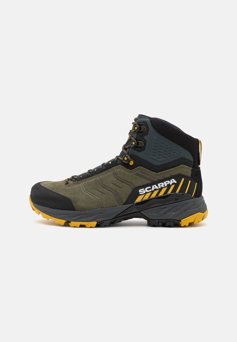 Scarpa - RUSH TRK GORE TEX - Outdoorschoenen - military/mustard, Vergroten