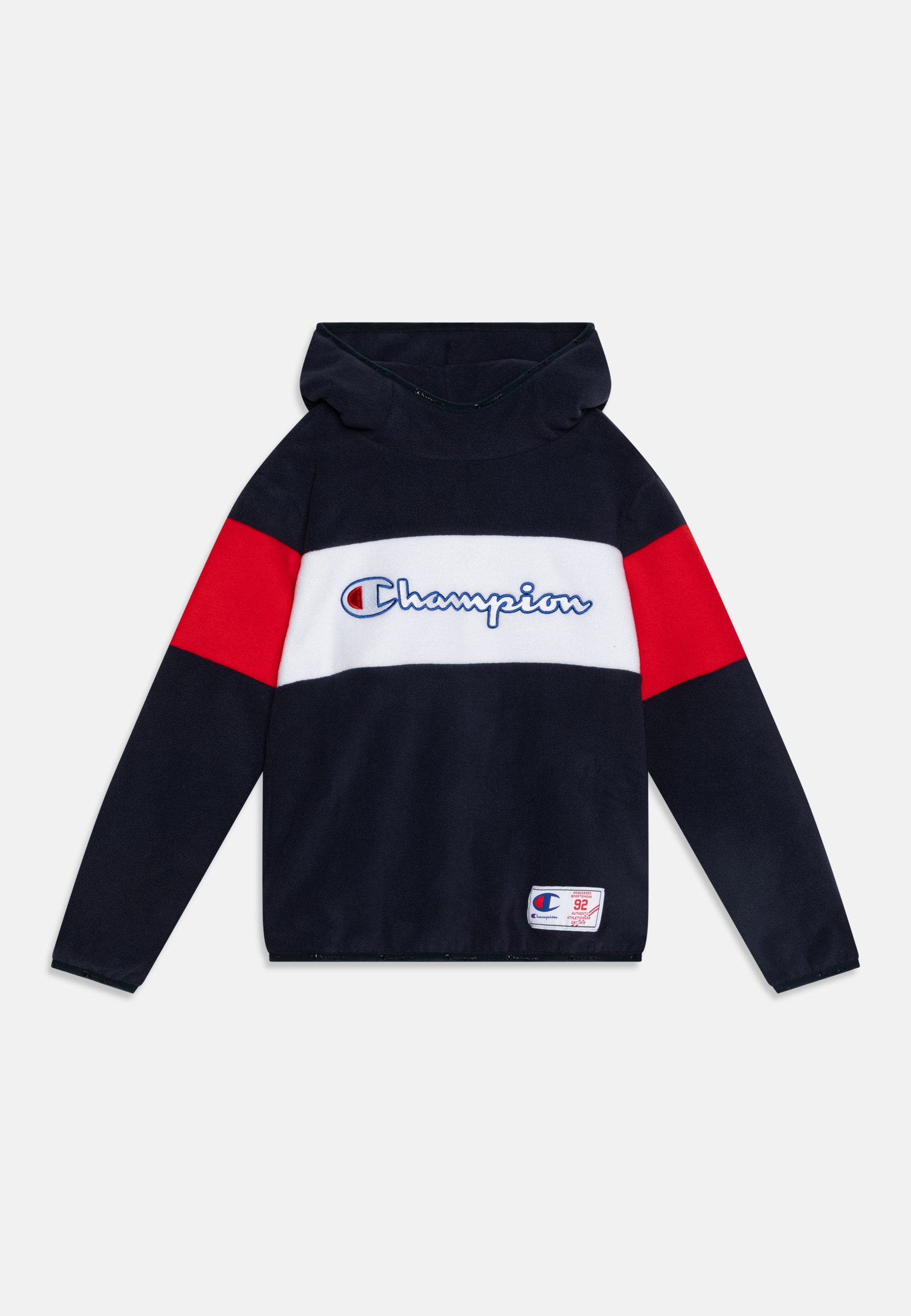Champion RETRO SPORT HOODIE CONTRAST LARGE LOGO UNISEX Fleece