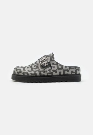 MONOGRAM MULES UNISEX - Muiltjes - black