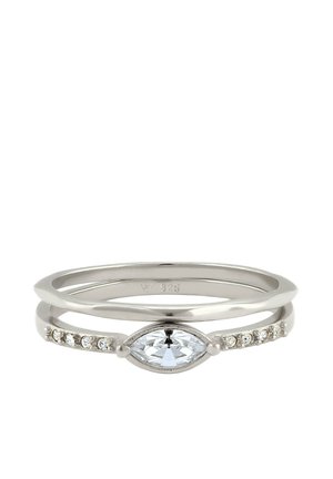 SPARKLING STACK - MIT KRISTALLEN VON SWAROVSKI® - Ring - silver-coloured