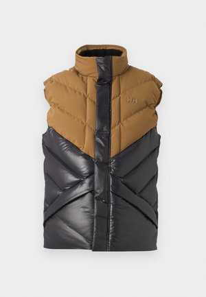 VILLAGE PUFFY VEST UNISEX - Vesta - sepia