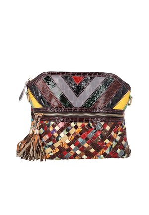 usha, Schoudertas - black multicolor