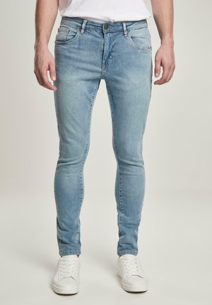 Urban Classics Jeans Slim Fit - mid deep blue