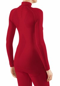 FALKE MAXIMUM WARM HIGH ZIP NECK COLD TO VERY COLD TEMPERATURES - Caraco - red