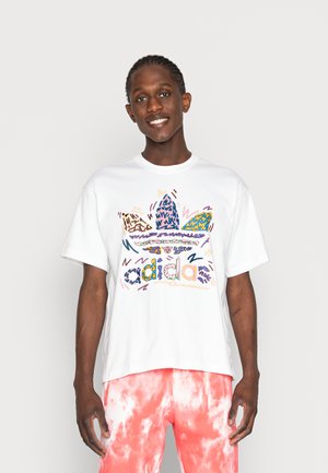 LOVEUNI TREF TE UNISEX - T-shirt con stampa - white/multicolor