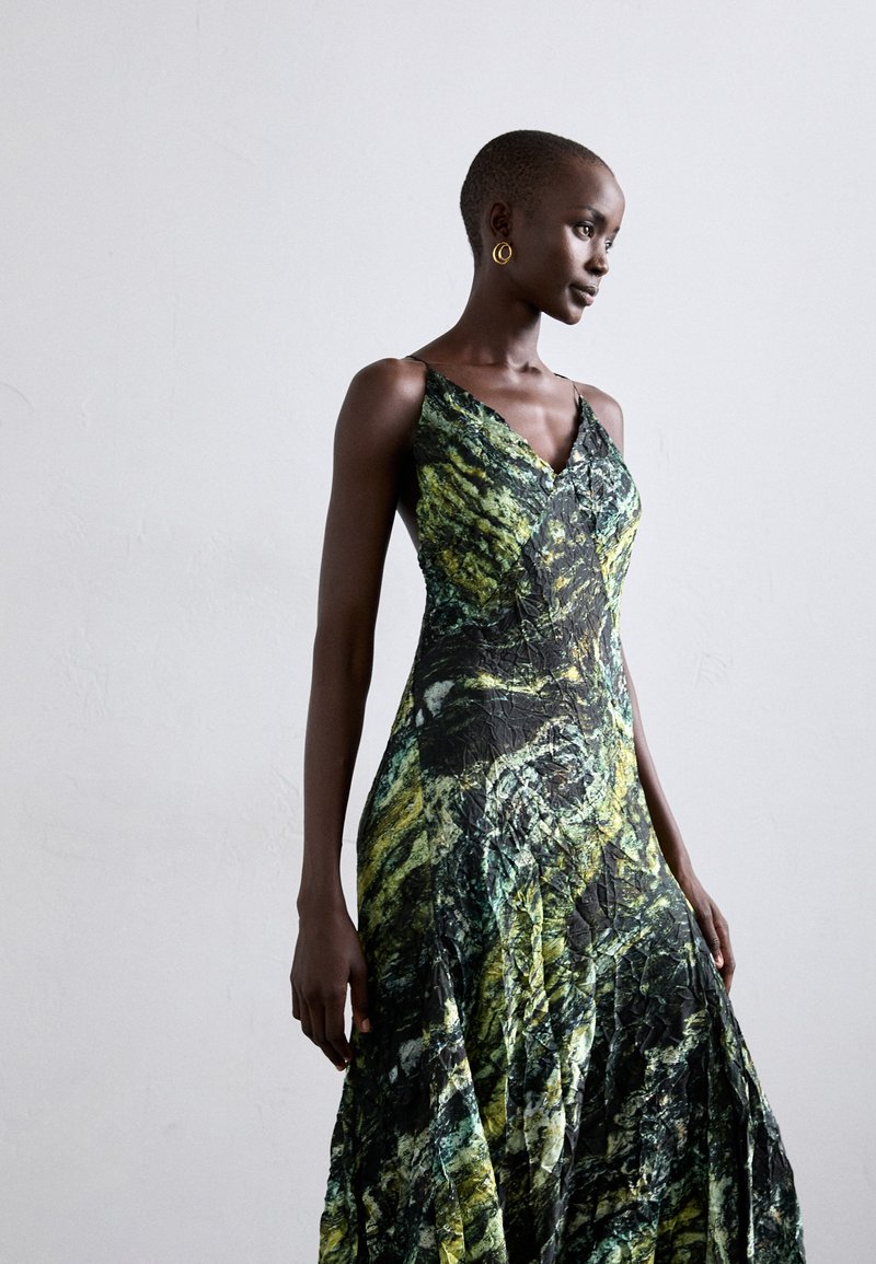 Roberto Cavalli DRESS - Occasion wear - verde muschio/green - Zalando.ie Roberto Cavalli DRESS - Occasion wear - verde muschio/green - Zalando.ie
