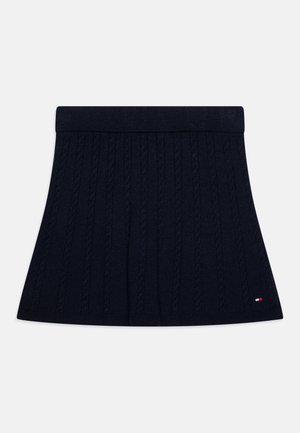 MINI CABLE SKIRT - Minifalda - dark night navy