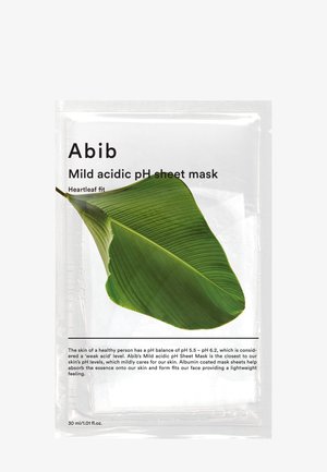 Abib MILD ACIDIC PH SHEET MASK HEARTLEAF FIT 10 PACK - Mascarillas de tejido