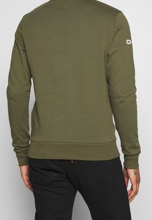 Sweater - mottled olive