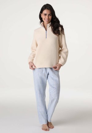 HOMEWEAR CON ZIPCON ZIP - Pigiama - bianco