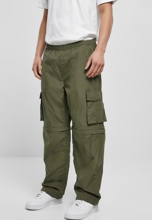 ZIP AWAY - Pantalones cargo - olive