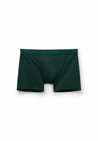 Mörkgröna boxerkalsonger i en mjuk och elastisk tyg. Har en mjuk midjebandsdetalj med subtil logotyp och erbjuder en figursydd passform.