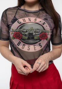 Paradiso Clothing GUNS N' ROSES PINK TINT BULLET LOGO - Print T-shirt - black