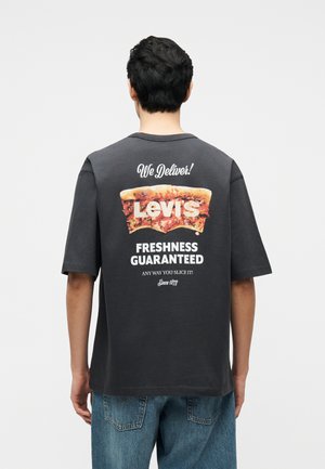 LOOSE TEE - Μπλουζάκι με στάμπα - dark phantom/white