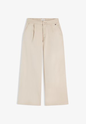 Tommy Hilfiger, WIDE LEG - Pantalones - classic beige