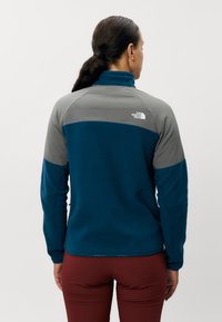 The North Face GLACIER HEAVYWEIGHT 1/2 ZIP - Flísová bunda - midnight petrol/smoked pearl