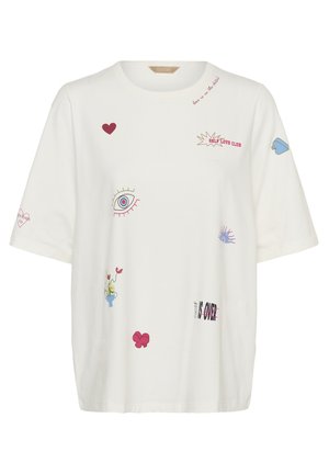 Culture, CUPANDO GITH T-SHIRT - T-shirt imprimé - spring gardenia
