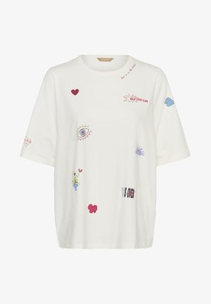 Culture, CUPANDO GITH T-SHIRT - T-shirt imprimé - spring gardenia