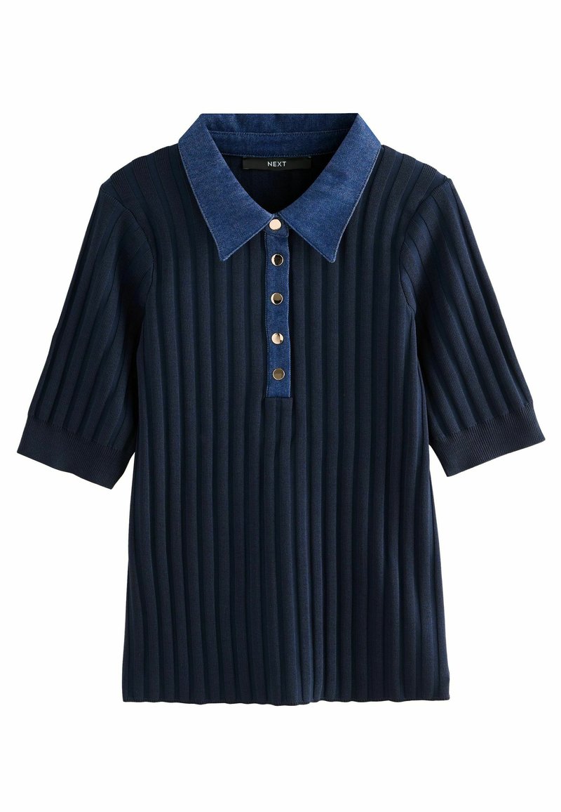 Next REGULAR FIT - SHORT SLEEVE - Piké - navy blue/blå - Zalando.se