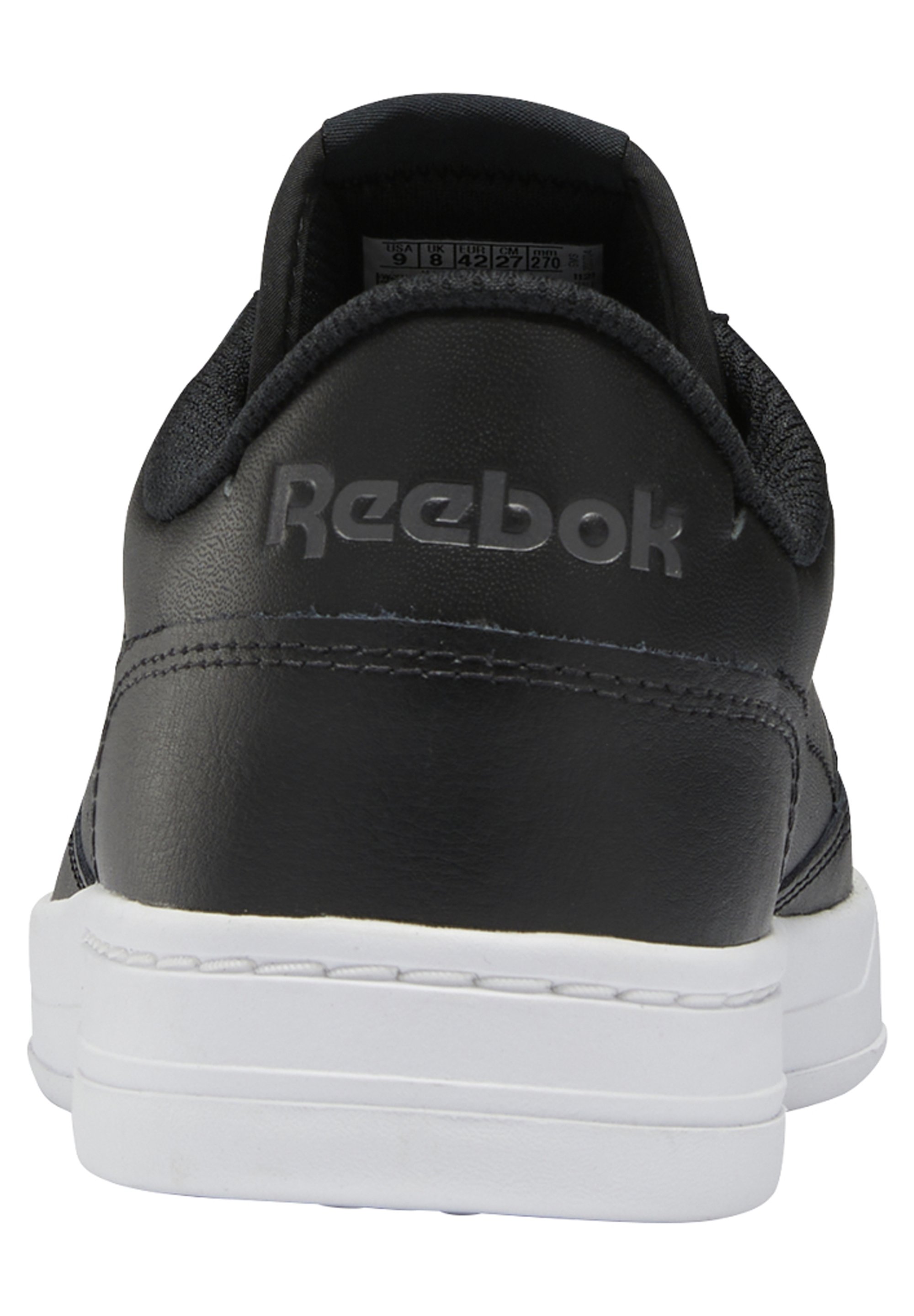 Reebok Classic COURT PEAK - Trainers - core black/ftwr white/pure  grey/black - Zalando.co.uk