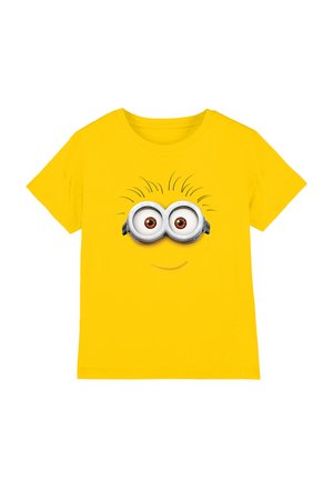 Universal Studios, MINIONS MINIONS PHIL FACE UNISEX - Print T-shirt - yellow