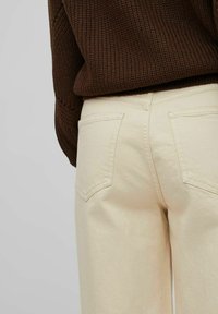 VILA WIDE FIT HIGH WAIST - Pernera ancha - birch