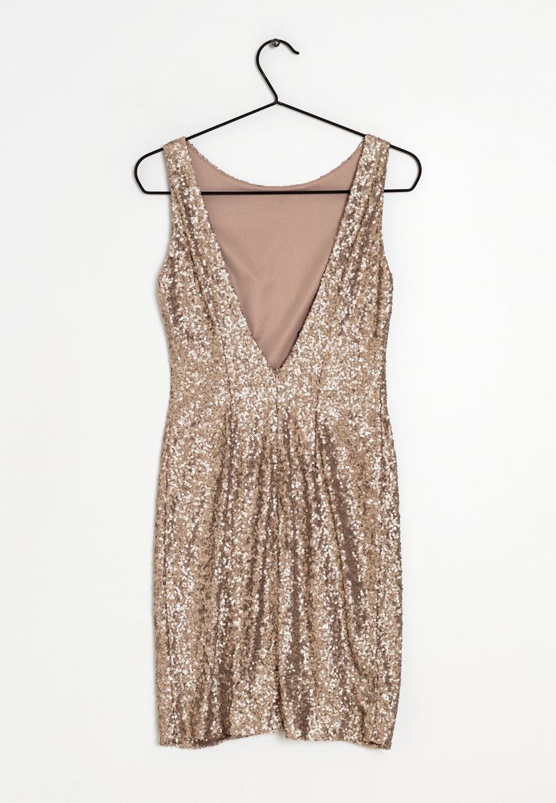 halter neck ruched mini dress in ivory Anya Halterneck Color:Dark Blue main image 0