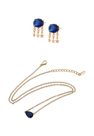 SET - Oorbellen - rose gold-coloured navy