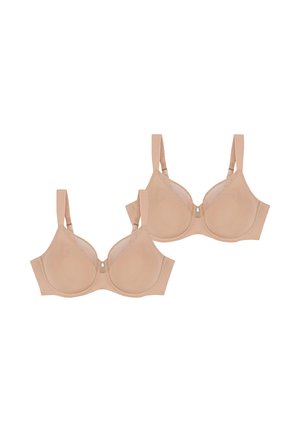 Triumph 2-PACK TRUE SHAPE SENSATION - Bügel BH - smooth beige