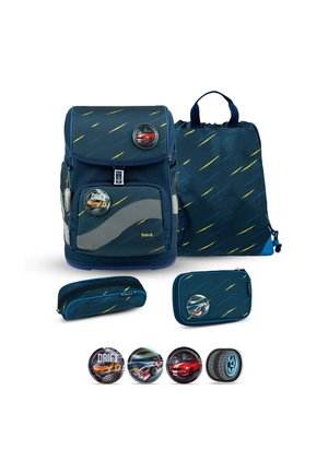 SMARTY PLUS MIT BRUST& HÜFT,PATCHES SET - Schulranzen Set - moonlight