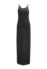 TANK - Vestito lungo - black   white
