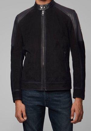 Chaqueta de cuero - black