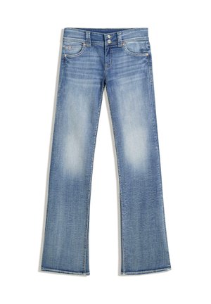 Bershka, Straight leg jeans - light blue denim