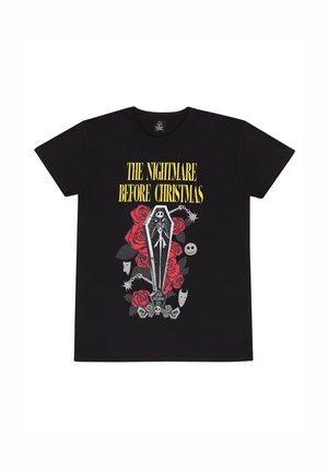 NIGHTMARE BEFORE CHRISTMAS JACK COFFIN - T-shirt print - black