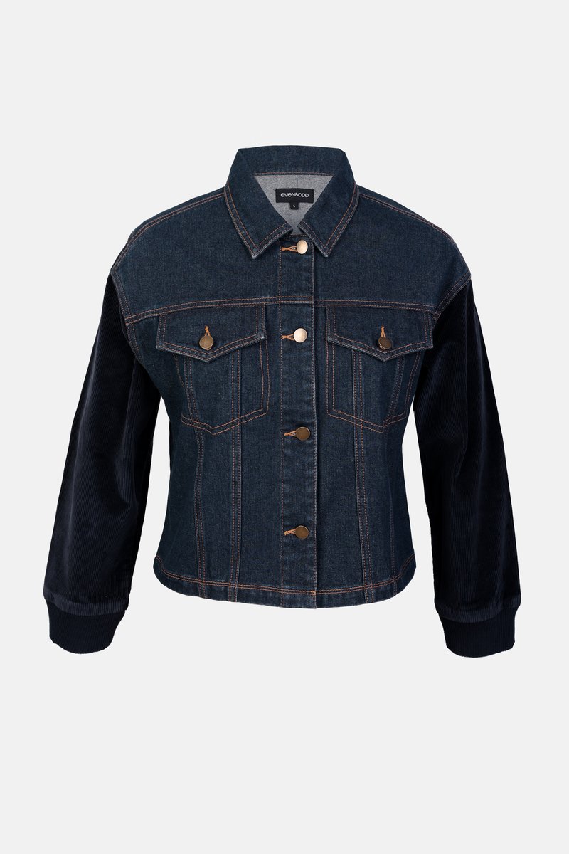 Even&Odd Spijkerjas blauw denim/bluedenim Even&Odd Spijkerjas blauw denim/bluedenim